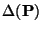 $\Delta({\bf P})$