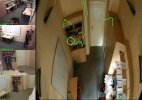 3D tracking with bird's view of the room