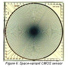 Text Box:  
Figure 6: Space-variant CMOS sensor
