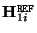 ${\bf H}_{1i}^{\tt REF}$