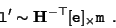 \begin{displaymath}
{\tt l}' \sim {\bf H}^{-\top} [{\tt e}]_\times {\tt m} \enspace .
\end{displaymath}