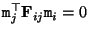 ${\tt m}_j^\top {\bf F}_{ij} {\tt m}_i=0$