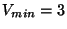 $V_{min}=3$