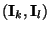 $({\bf I}_k,{\bf I}_l)$