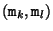 $({\tt m}_k, {\tt m}_{l})$